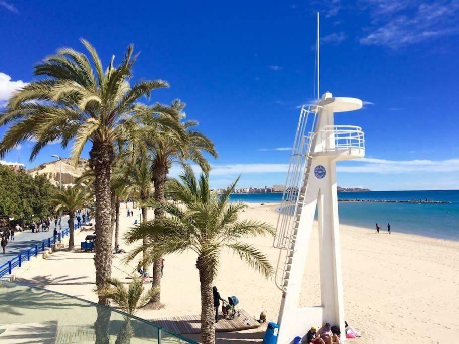 Lovely, New, Bright 3 Mins To Beach Apt 105 Sq Meters Alicante Dış mekan fotoğraf